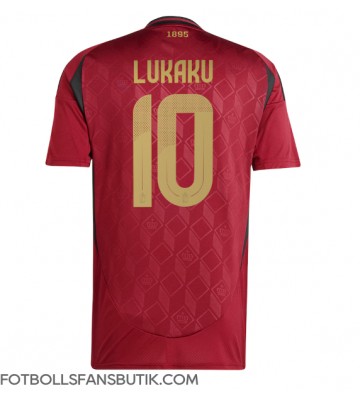 Belgien Romelu Lukaku #10 Replika Hemmatröja EM 2024 Kortärmad